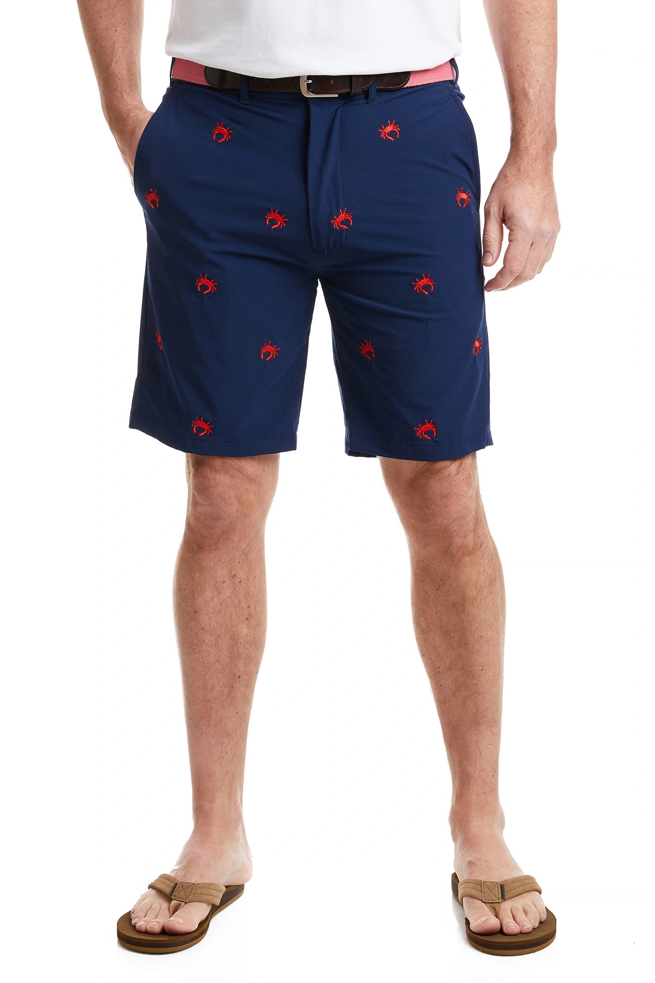 ACKformance Short Nantucket Azul Marino con Cangrejo Rojo ¡El Verano en tus Piernas!